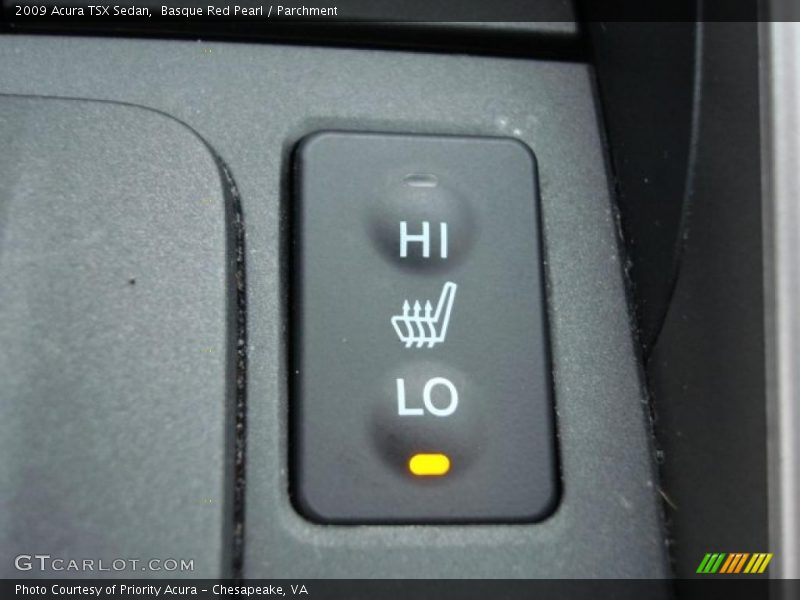 Basque Red Pearl / Parchment 2009 Acura TSX Sedan