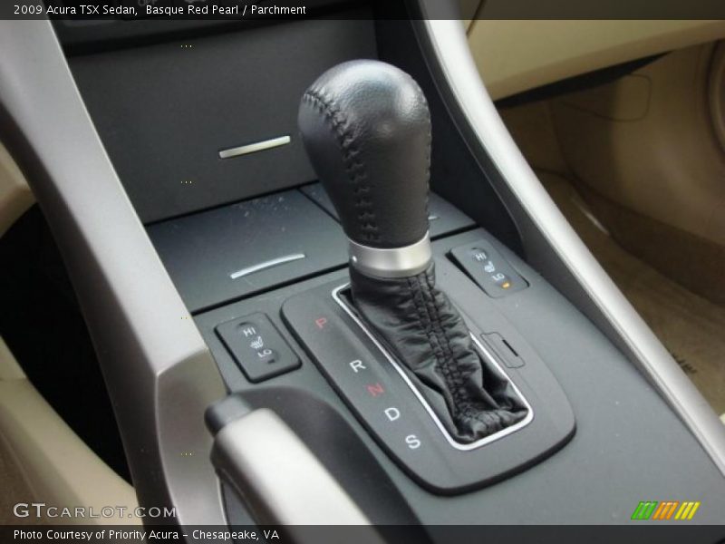 Basque Red Pearl / Parchment 2009 Acura TSX Sedan