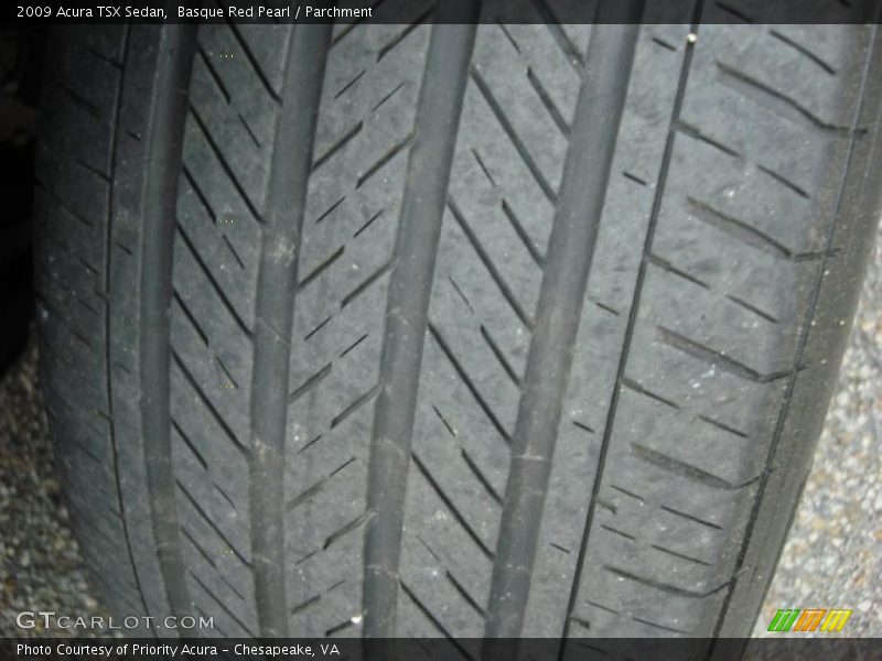 Basque Red Pearl / Parchment 2009 Acura TSX Sedan