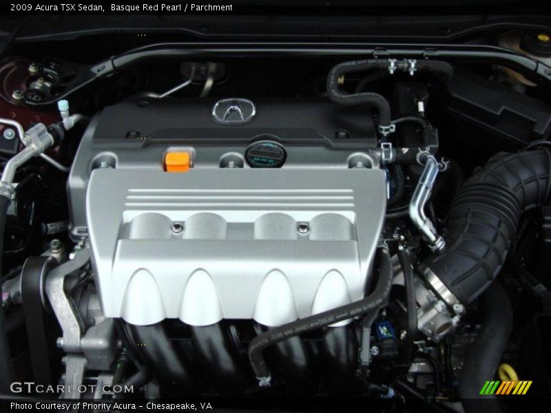 Basque Red Pearl / Parchment 2009 Acura TSX Sedan