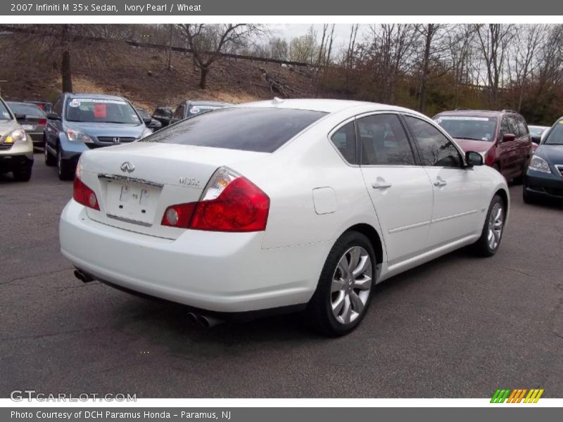 Ivory Pearl / Wheat 2007 Infiniti M 35x Sedan