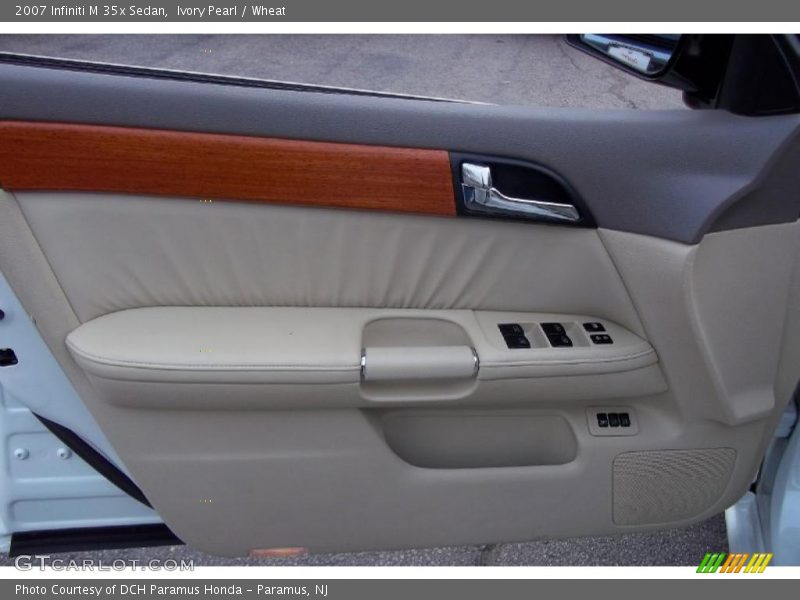 Ivory Pearl / Wheat 2007 Infiniti M 35x Sedan