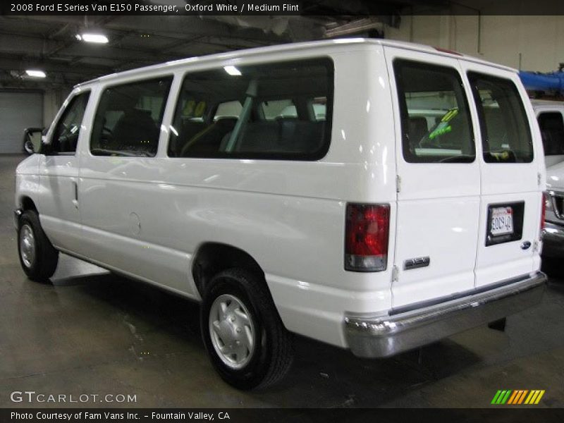 Oxford White / Medium Flint 2008 Ford E Series Van E150 Passenger