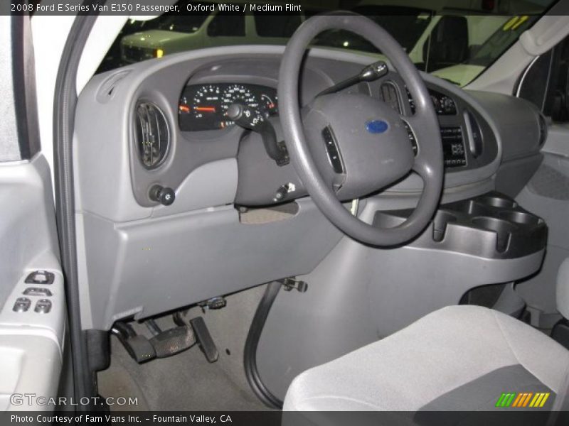 Oxford White / Medium Flint 2008 Ford E Series Van E150 Passenger