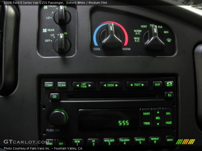 Controls of 2008 E Series Van E150 Passenger
