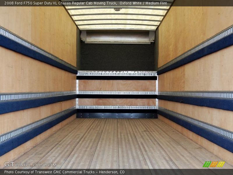  2008 F750 Super Duty XL Chassis Regular Cab Moving Truck Trunk