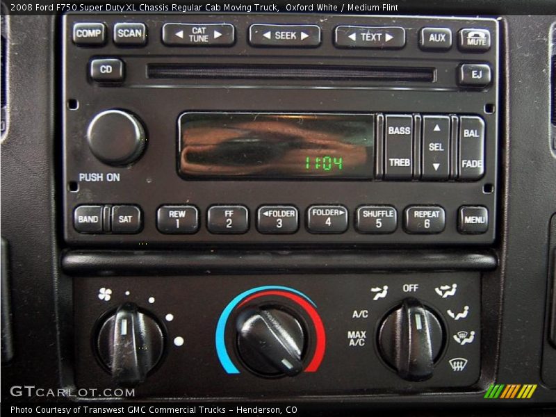 Controls of 2008 F750 Super Duty XL Chassis Regular Cab Moving Truck