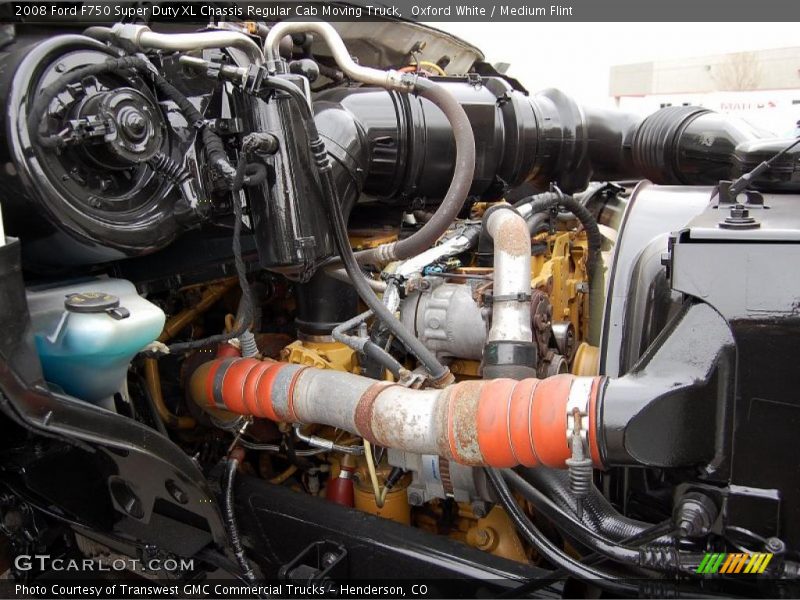  2008 F750 Super Duty XL Chassis Regular Cab Moving Truck Engine - 7.2 Liter Caterpillar C7 Turbo-Diesel Inline 6 Cylinder