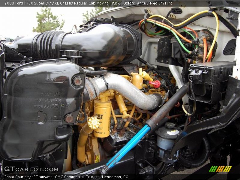  2008 F750 Super Duty XL Chassis Regular Cab Moving Truck Engine - 7.2 Liter Caterpillar C7 Turbo-Diesel Inline 6 Cylinder
