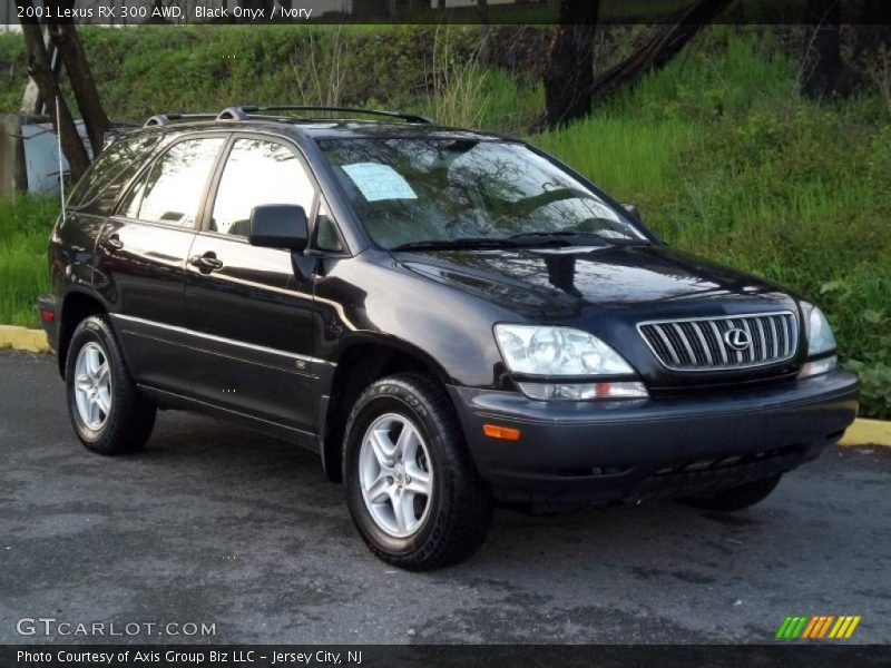 Black Onyx / Ivory 2001 Lexus RX 300 AWD