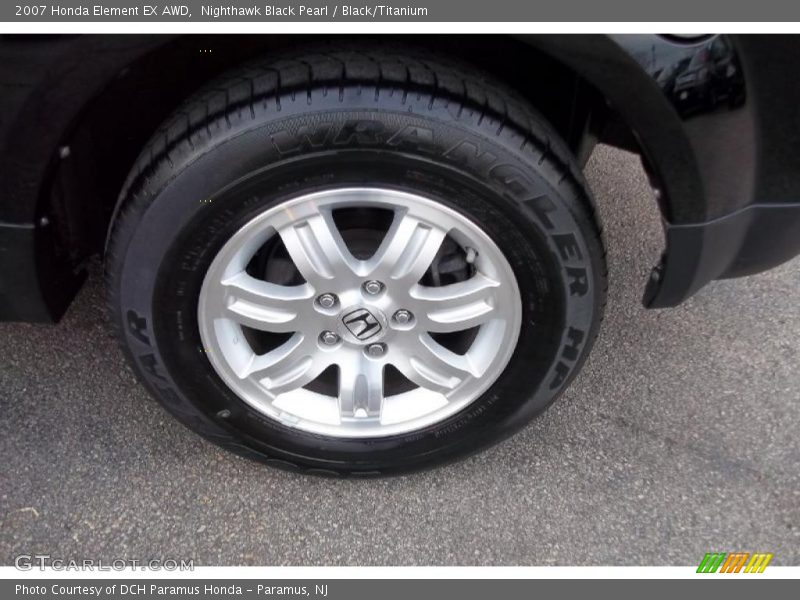 Nighthawk Black Pearl / Black/Titanium 2007 Honda Element EX AWD