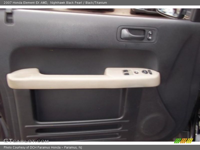 Nighthawk Black Pearl / Black/Titanium 2007 Honda Element EX AWD