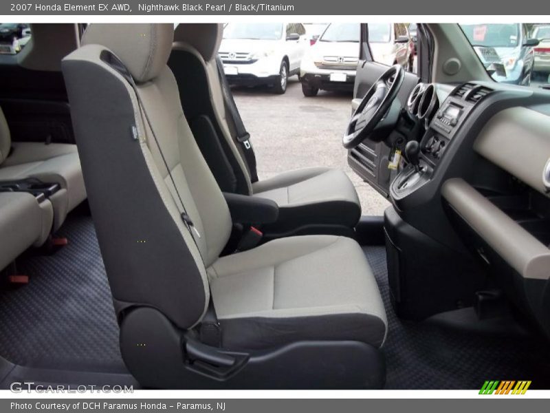 Nighthawk Black Pearl / Black/Titanium 2007 Honda Element EX AWD