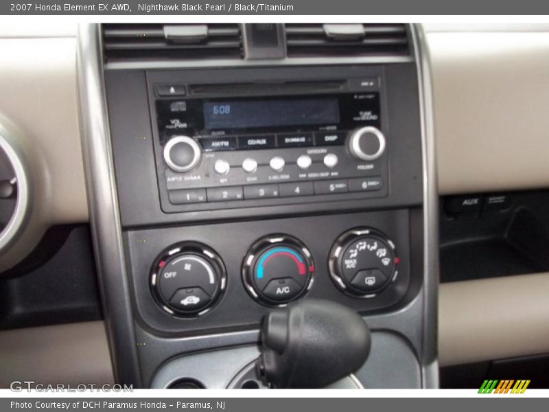 Nighthawk Black Pearl / Black/Titanium 2007 Honda Element EX AWD
