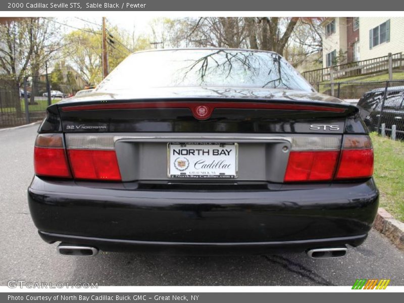 Sable Black / Pewter 2000 Cadillac Seville STS