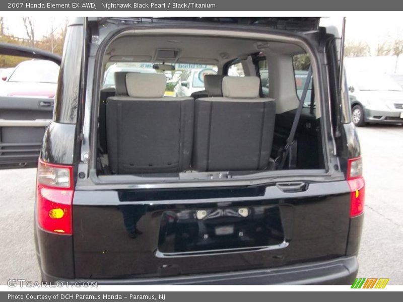 Nighthawk Black Pearl / Black/Titanium 2007 Honda Element EX AWD