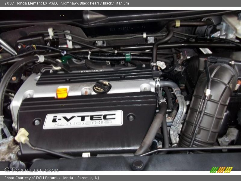 Nighthawk Black Pearl / Black/Titanium 2007 Honda Element EX AWD