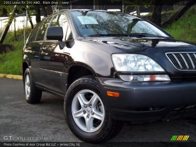 Black Onyx / Ivory 2001 Lexus RX 300 AWD