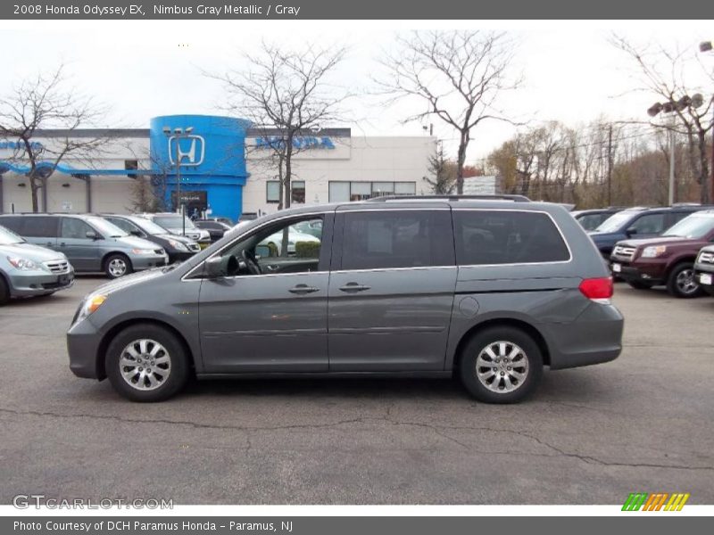 Nimbus Gray Metallic / Gray 2008 Honda Odyssey EX