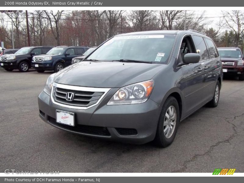 Nimbus Gray Metallic / Gray 2008 Honda Odyssey EX