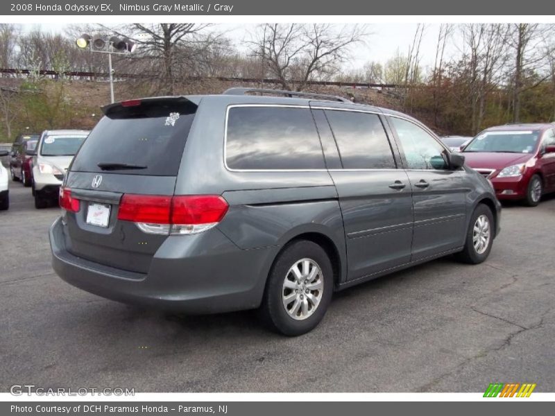 Nimbus Gray Metallic / Gray 2008 Honda Odyssey EX