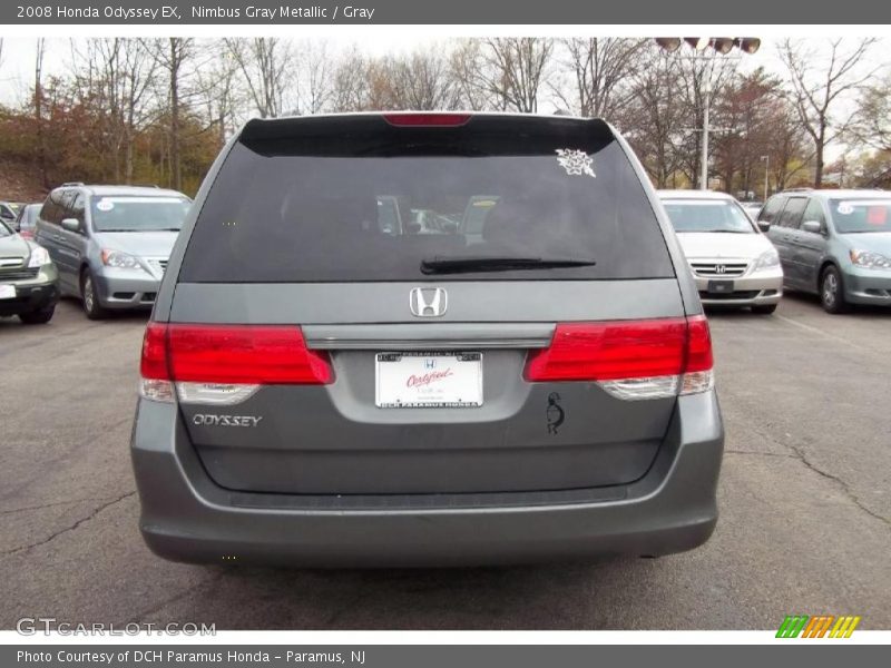 Nimbus Gray Metallic / Gray 2008 Honda Odyssey EX