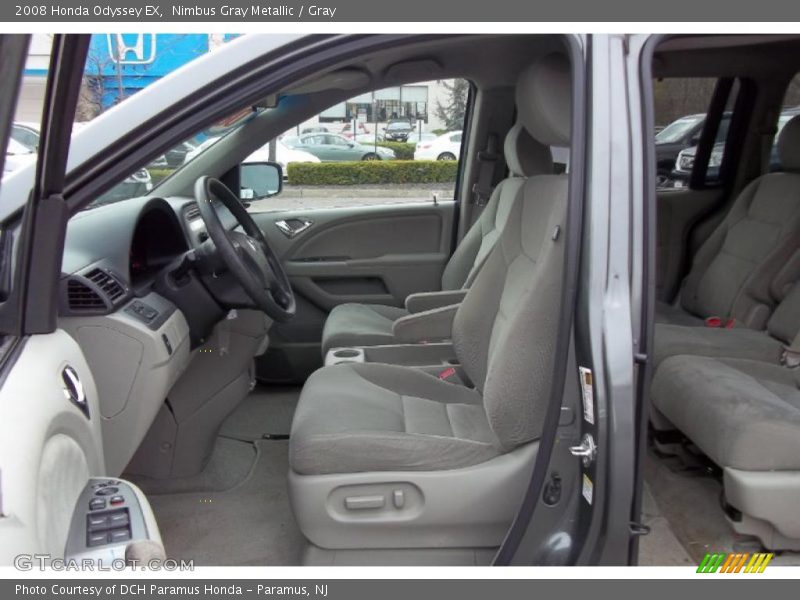 Nimbus Gray Metallic / Gray 2008 Honda Odyssey EX