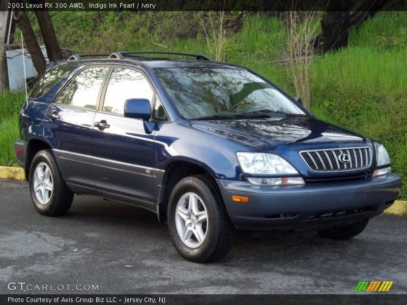 Indigo Ink Pearl / Ivory 2001 Lexus RX 300 AWD