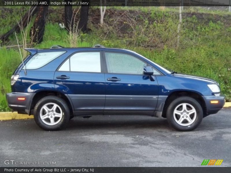 Indigo Ink Pearl / Ivory 2001 Lexus RX 300 AWD
