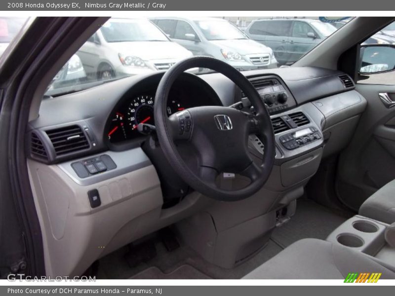 Nimbus Gray Metallic / Gray 2008 Honda Odyssey EX