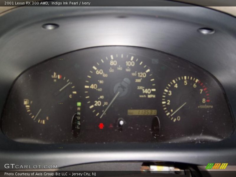 Indigo Ink Pearl / Ivory 2001 Lexus RX 300 AWD