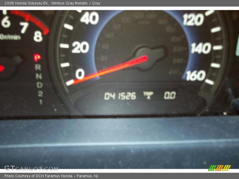 Nimbus Gray Metallic / Gray 2008 Honda Odyssey EX