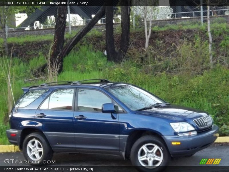 Indigo Ink Pearl / Ivory 2001 Lexus RX 300 AWD