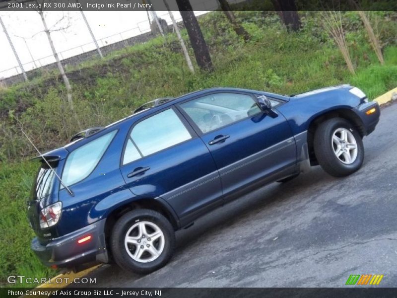 Indigo Ink Pearl / Ivory 2001 Lexus RX 300 AWD