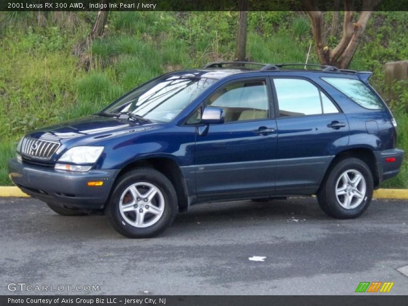 Indigo Ink Pearl / Ivory 2001 Lexus RX 300 AWD