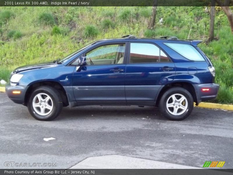 Indigo Ink Pearl / Ivory 2001 Lexus RX 300 AWD
