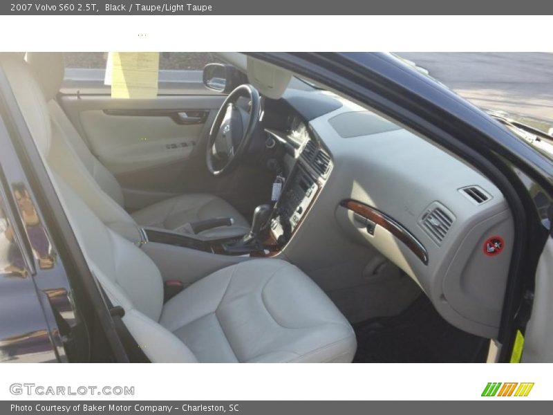 Black / Taupe/Light Taupe 2007 Volvo S60 2.5T