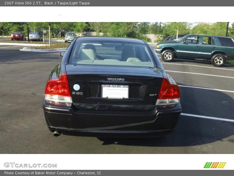Black / Taupe/Light Taupe 2007 Volvo S60 2.5T