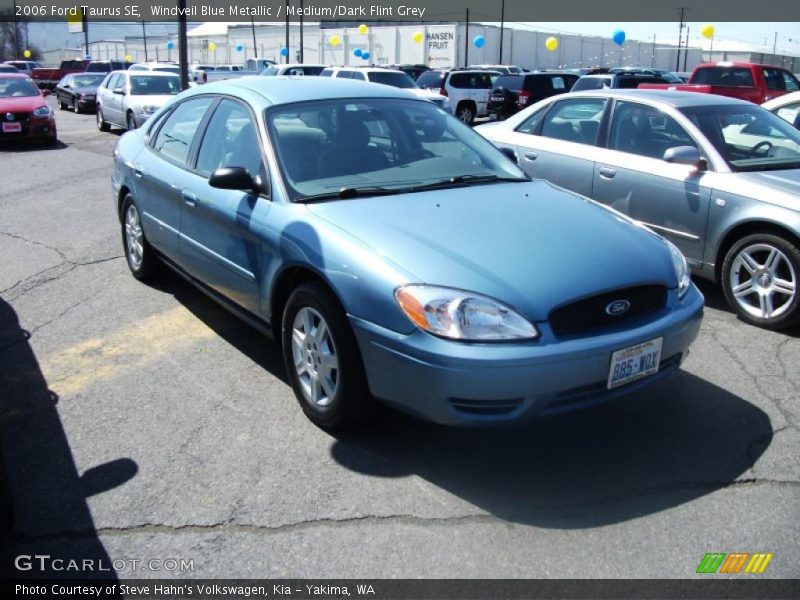 Windveil Blue Metallic / Medium/Dark Flint Grey 2006 Ford Taurus SE