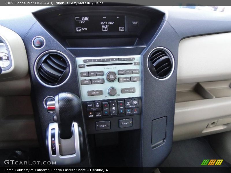 Nimbus Gray Metallic / Beige 2009 Honda Pilot EX-L 4WD