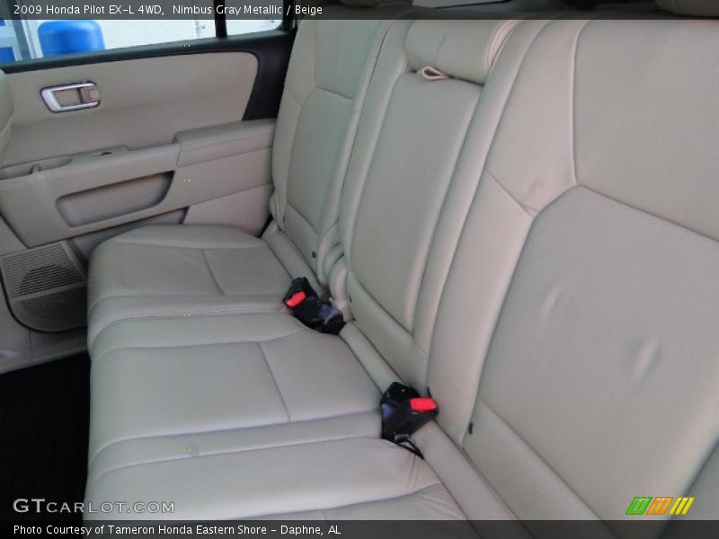 Nimbus Gray Metallic / Beige 2009 Honda Pilot EX-L 4WD
