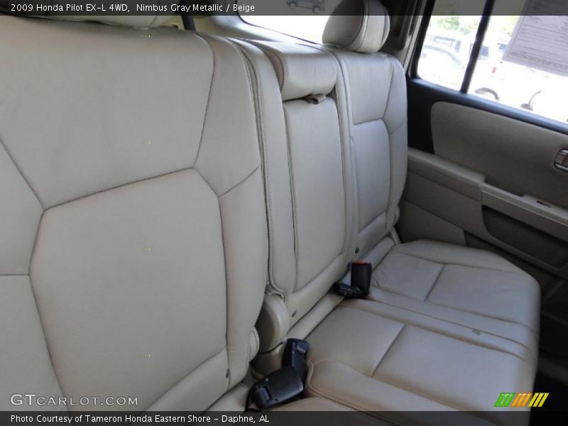 Nimbus Gray Metallic / Beige 2009 Honda Pilot EX-L 4WD