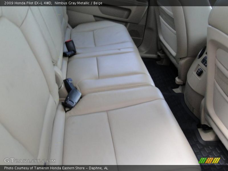 Nimbus Gray Metallic / Beige 2009 Honda Pilot EX-L 4WD