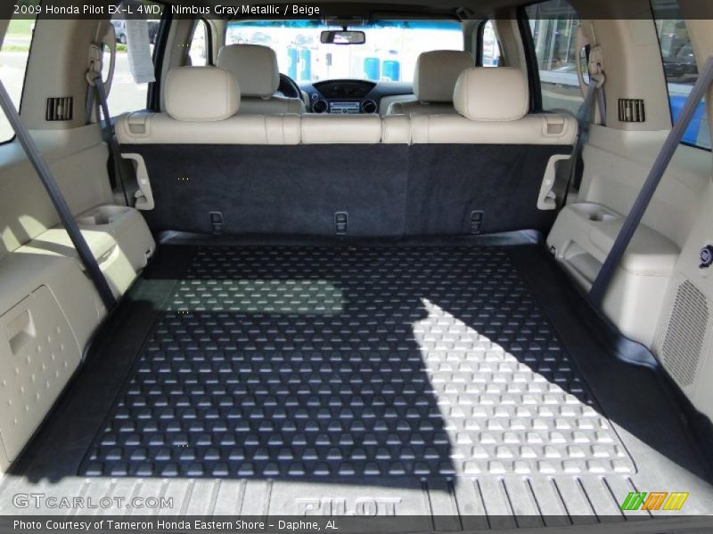 Nimbus Gray Metallic / Beige 2009 Honda Pilot EX-L 4WD