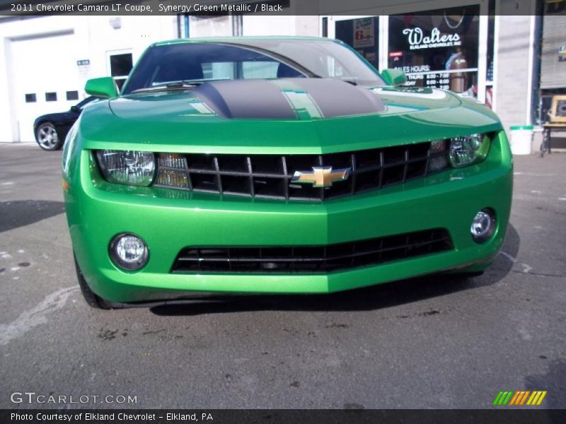 Synergy Green Metallic / Black 2011 Chevrolet Camaro LT Coupe