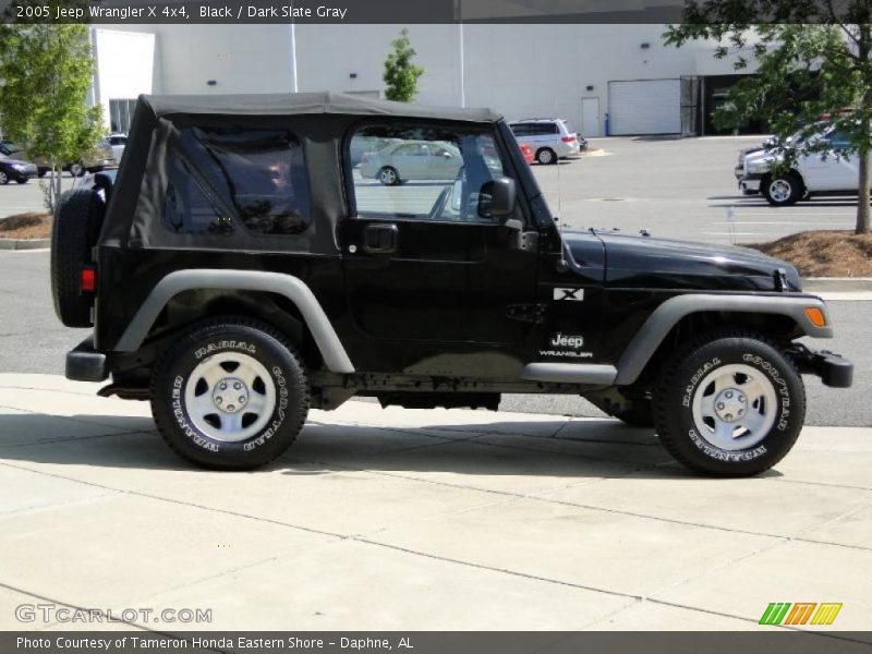 Black / Dark Slate Gray 2005 Jeep Wrangler X 4x4