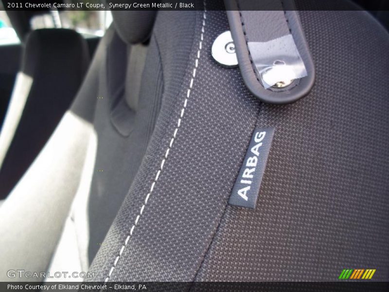 Synergy Green Metallic / Black 2011 Chevrolet Camaro LT Coupe