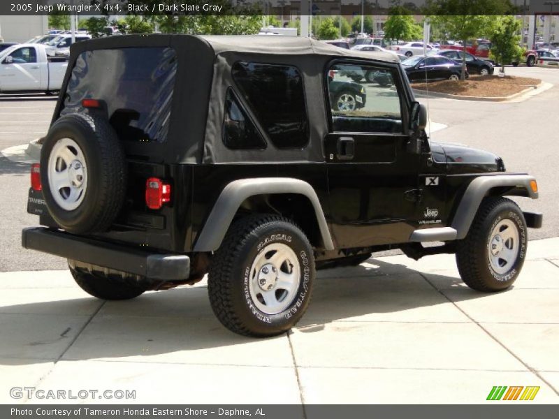 Black / Dark Slate Gray 2005 Jeep Wrangler X 4x4