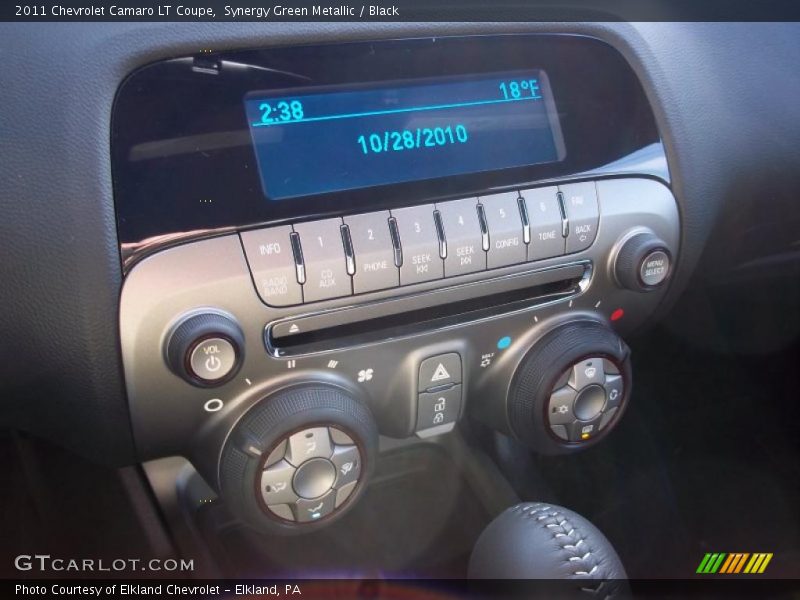 Controls of 2011 Camaro LT Coupe
