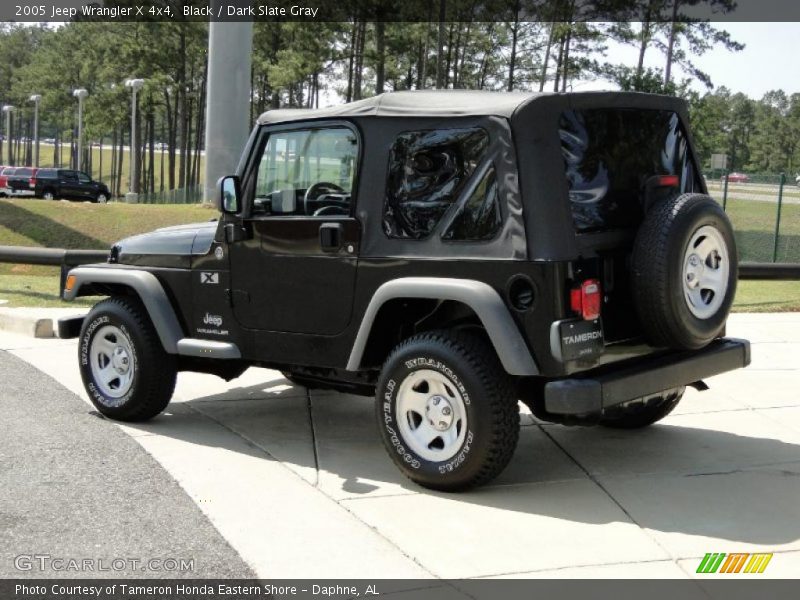 Black / Dark Slate Gray 2005 Jeep Wrangler X 4x4